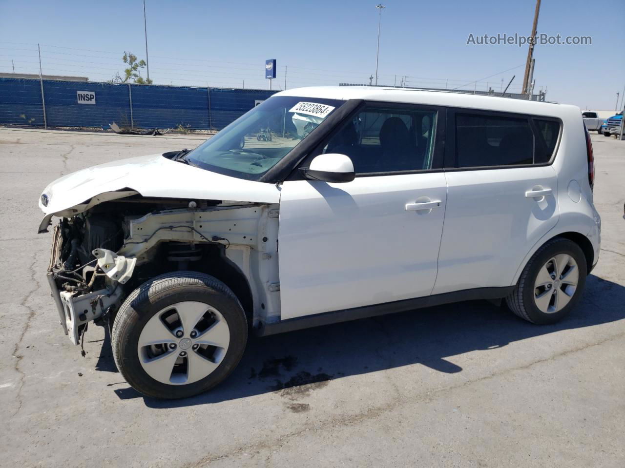 2016 Kia Soul  White vin: KNDJN2A21G7394725