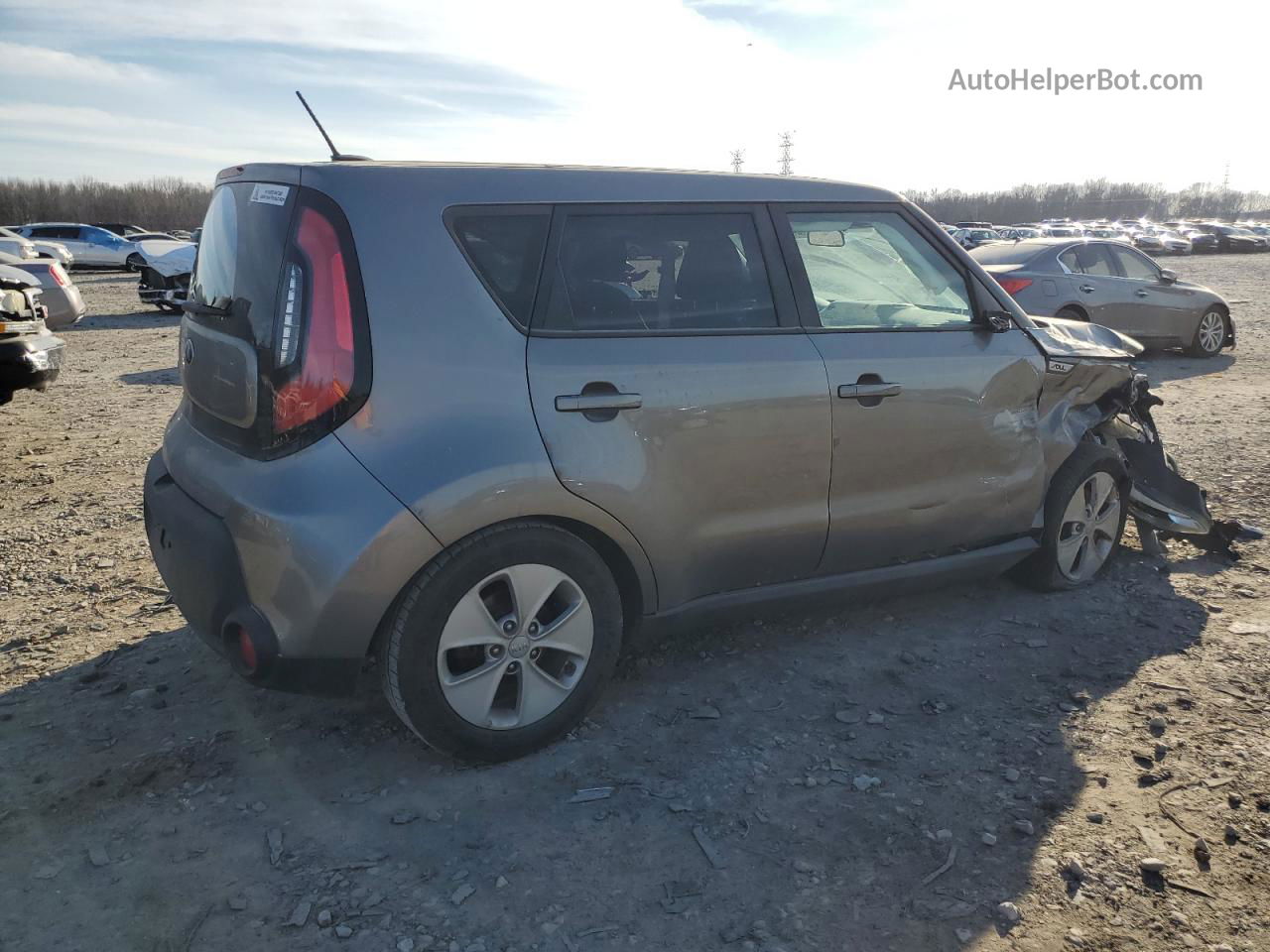 2016 Kia Soul  Gray vin: KNDJN2A21G7395535