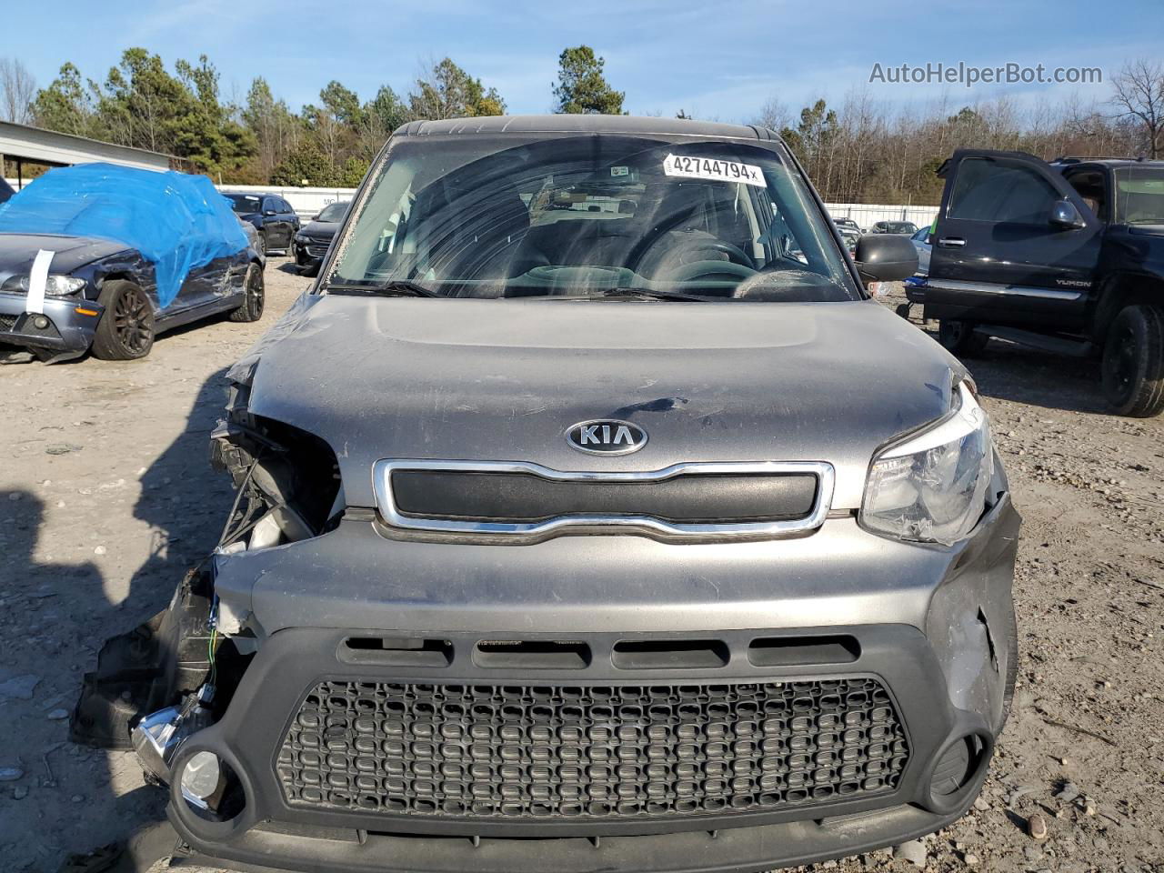 2016 Kia Soul  Gray vin: KNDJN2A21G7395535