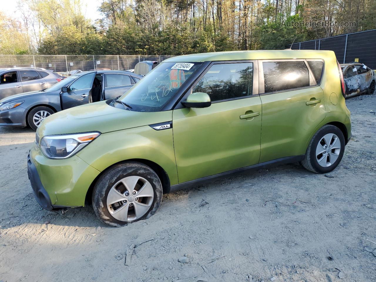 2016 Kia Soul  Green vin: KNDJN2A21G7849248