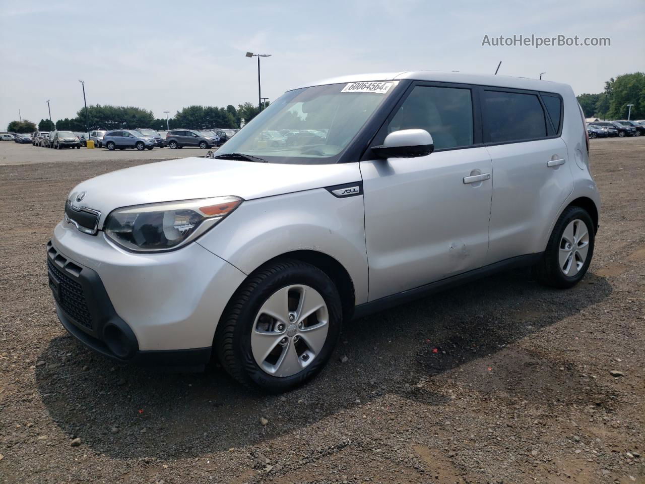 2016 Kia Soul  Серебряный vin: KNDJN2A21G7850870