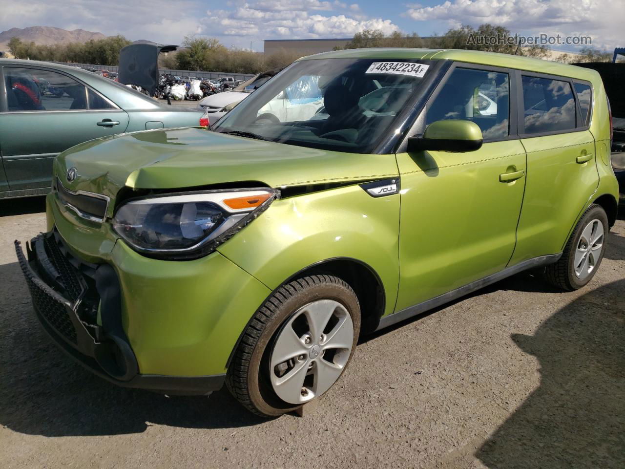 2016 Kia Soul  Green vin: KNDJN2A21G7861321