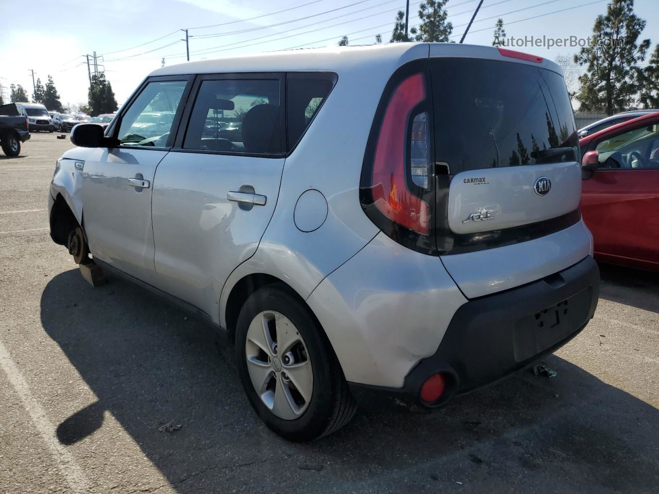 2016 Kia Soul  Серебряный vin: KNDJN2A21G7864039