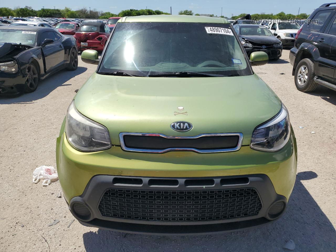 2016 Kia Soul  Green vin: KNDJN2A21G7864381