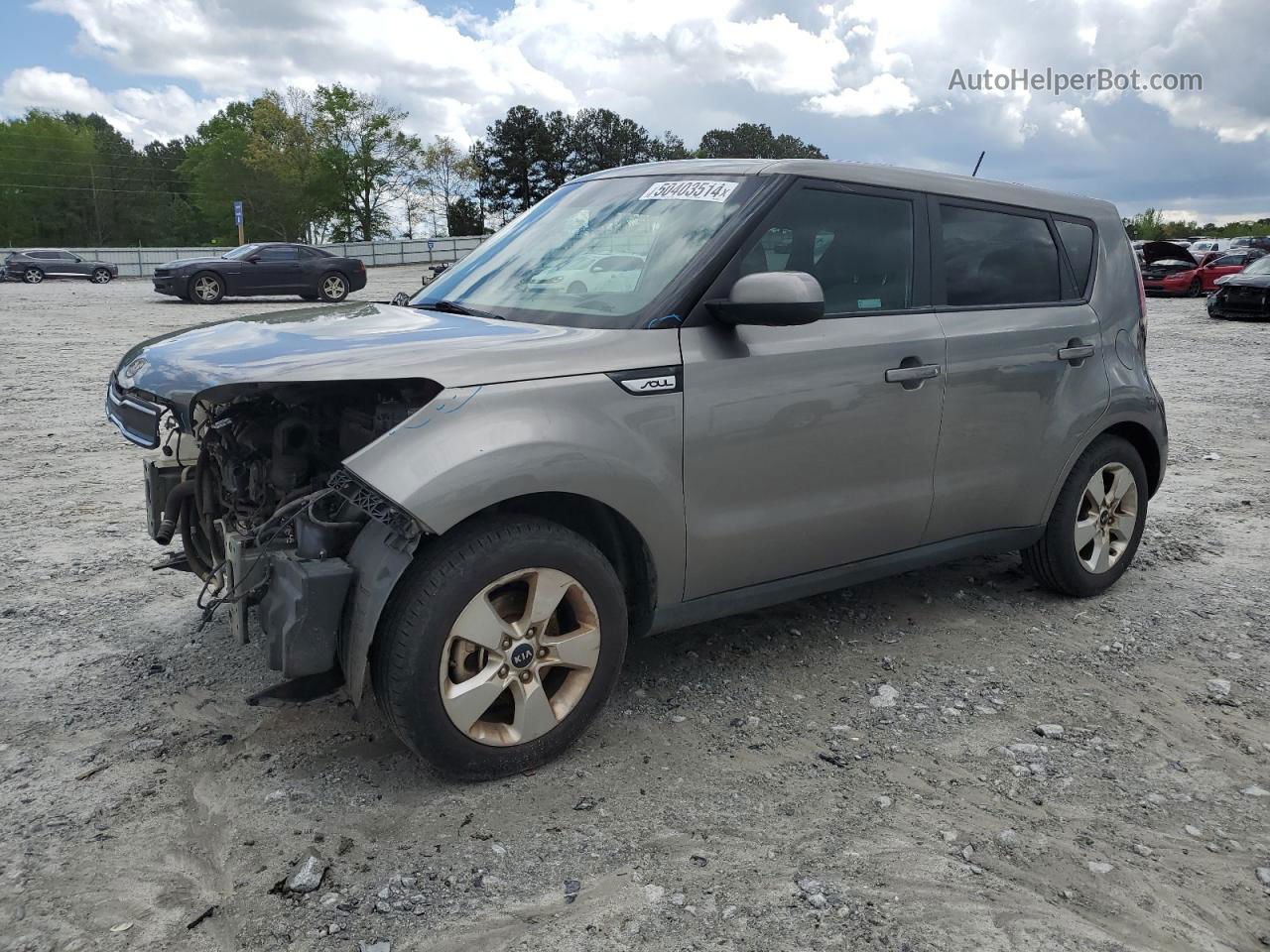 2019 Kia Soul  Gray vin: KNDJN2A21K7025615