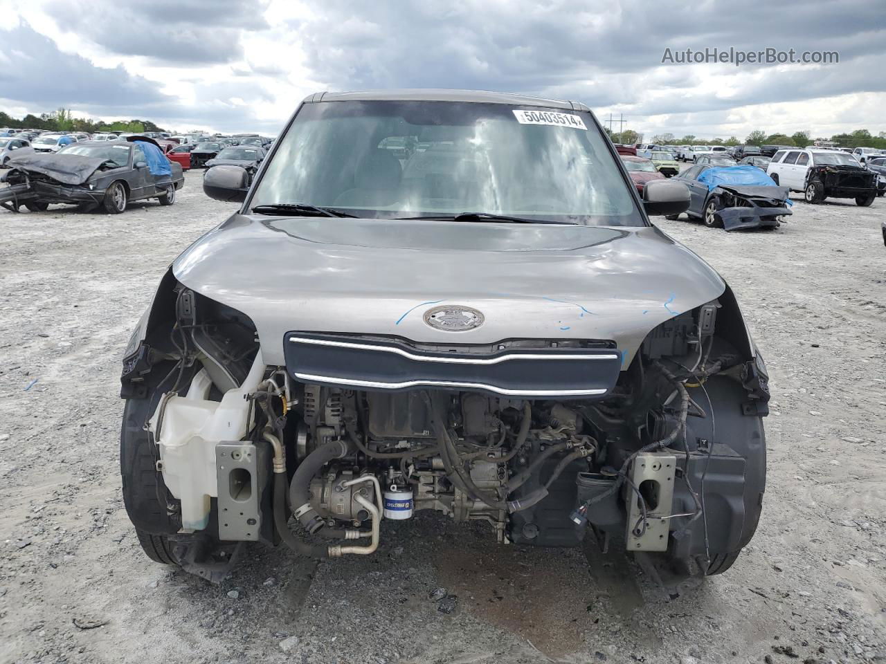 2019 Kia Soul  Gray vin: KNDJN2A21K7025615