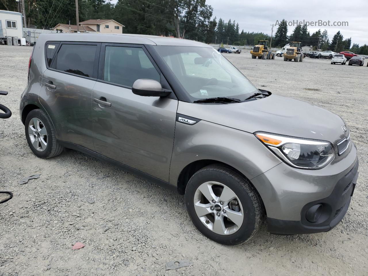 2019 Kia Soul  Gray vin: KNDJN2A21K7671589