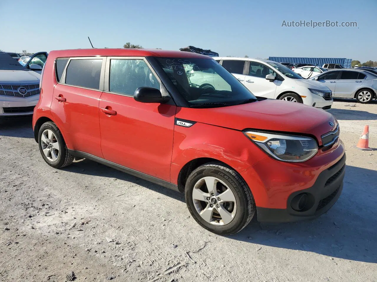 2019 Kia Soul  Red vin: KNDJN2A21K7673939