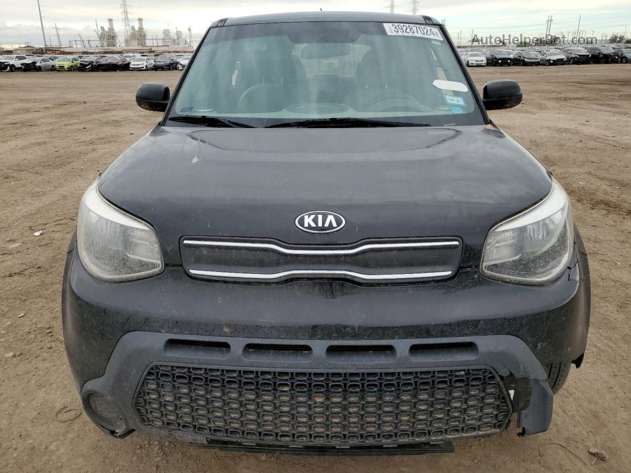 2016 Kia Soul  Черный vin: KNDJN2A22G7264050