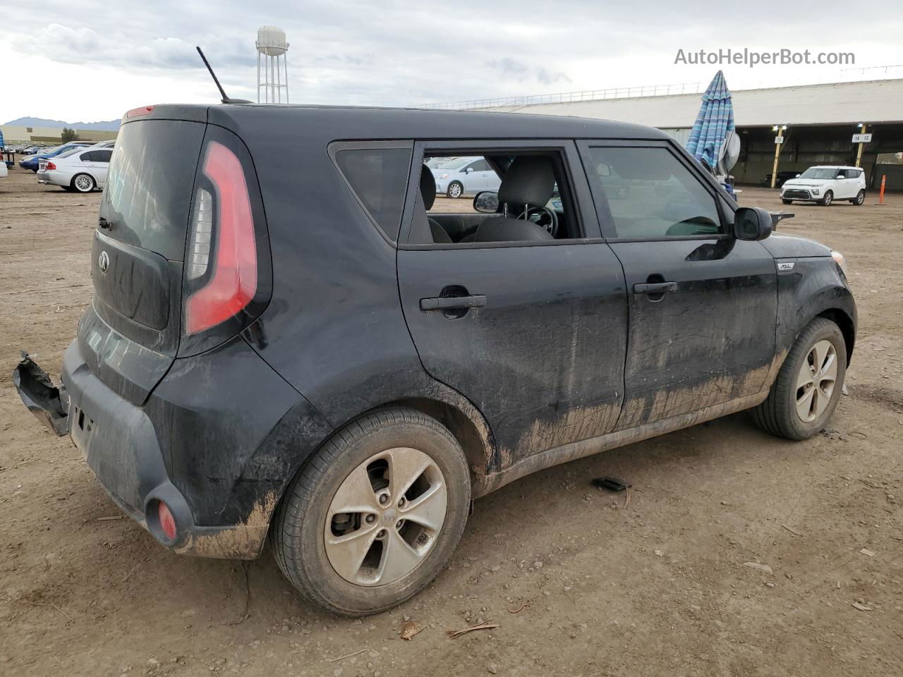 2016 Kia Soul  Черный vin: KNDJN2A22G7264050