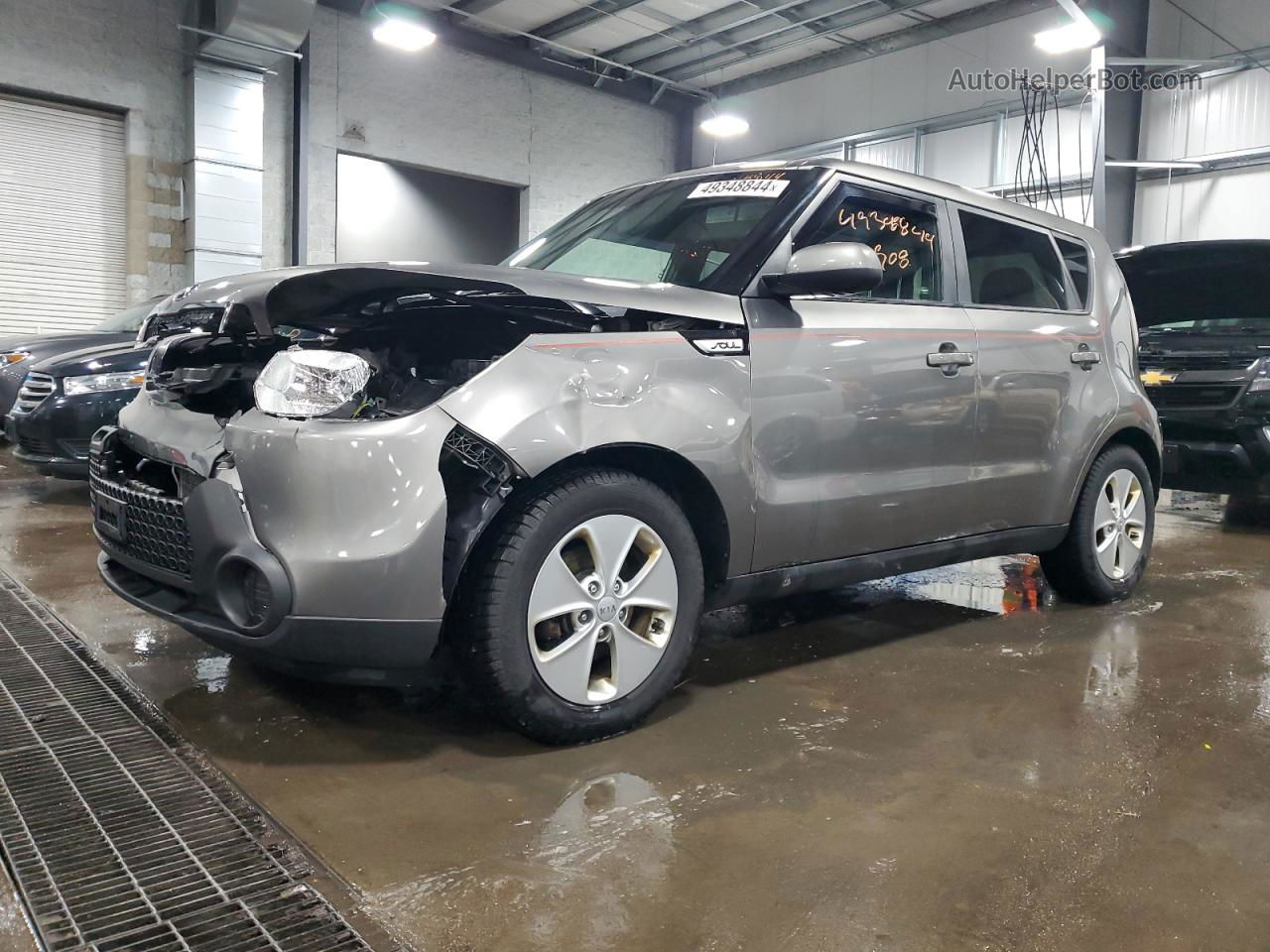 2016 Kia Soul  Gray vin: KNDJN2A22G7297162