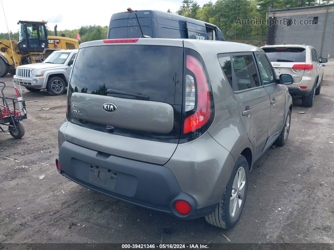 2016 Kia Soul   Серый vin: KNDJN2A22G7371082