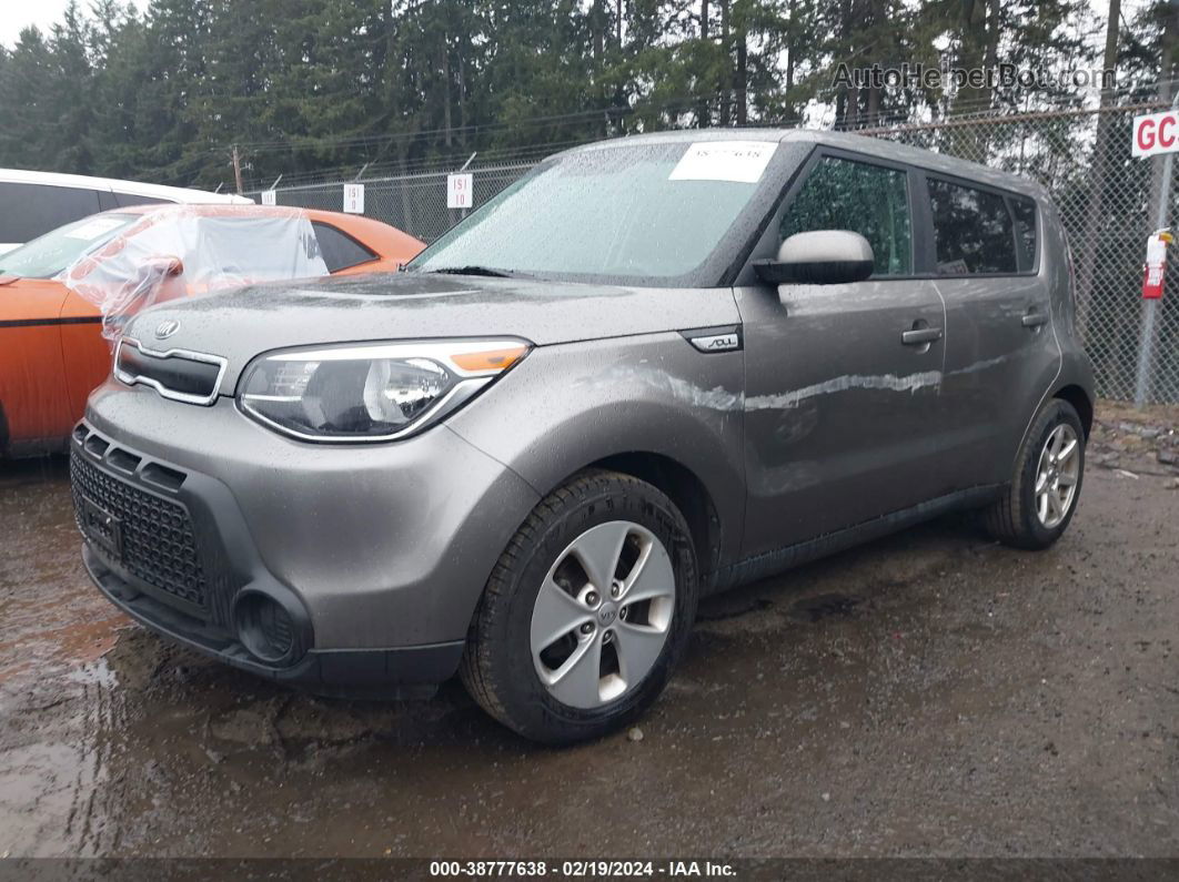 2016 Kia Soul   Gray vin: KNDJN2A22G7389145