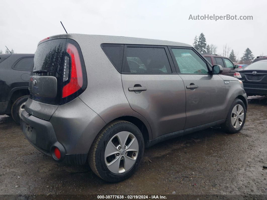 2016 Kia Soul   Gray vin: KNDJN2A22G7389145