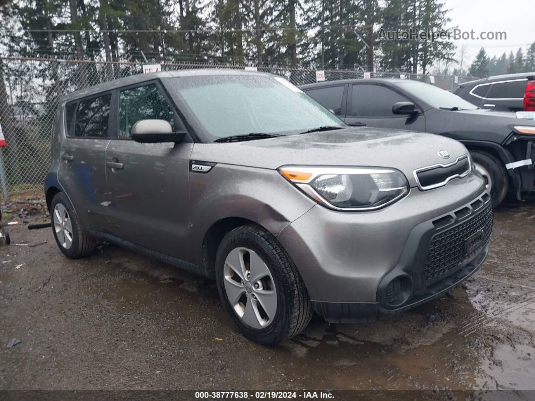 2016 Kia Soul   Gray vin: KNDJN2A22G7389145