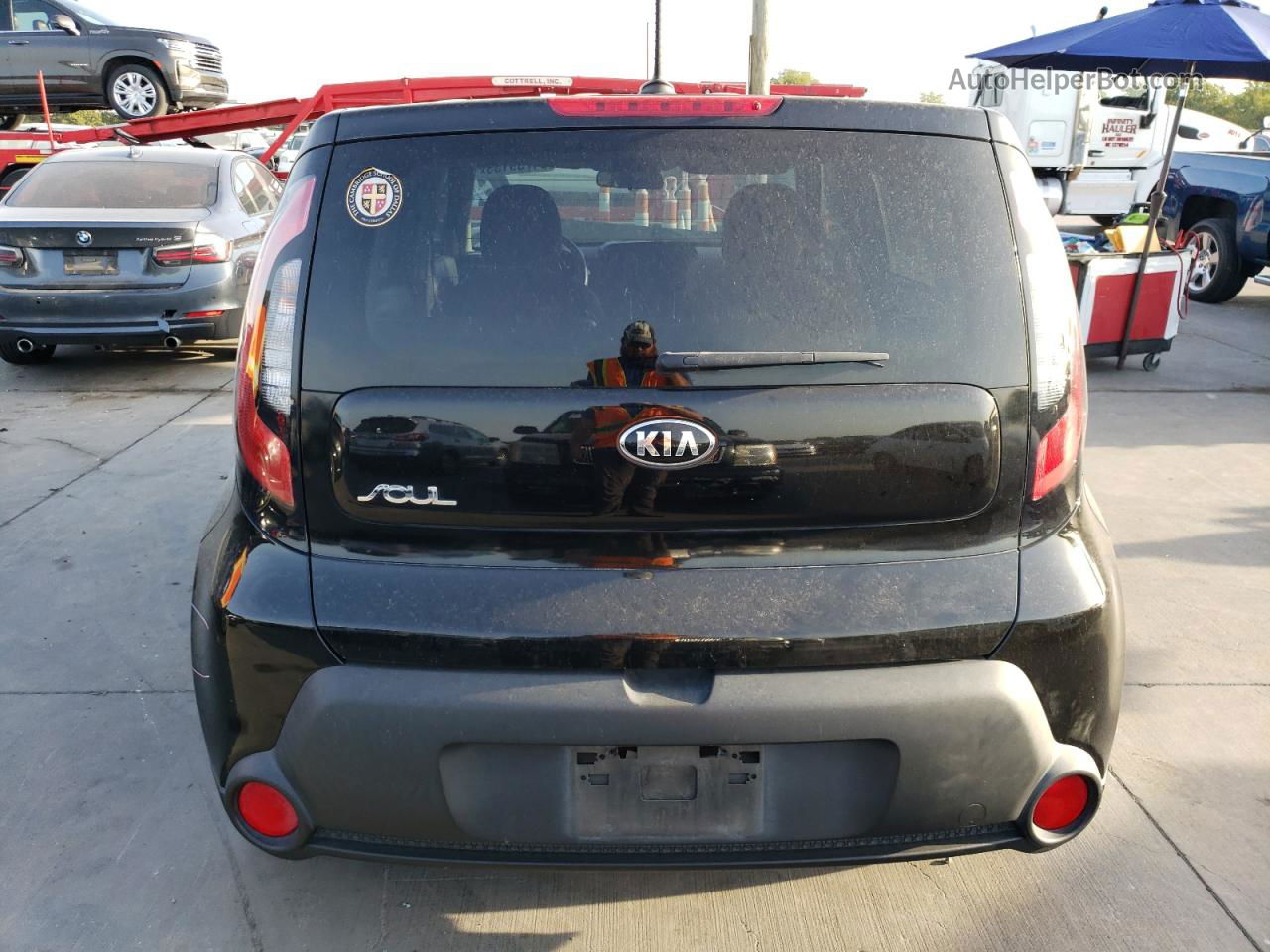 2016 Kia Soul  Черный vin: KNDJN2A22G7394832