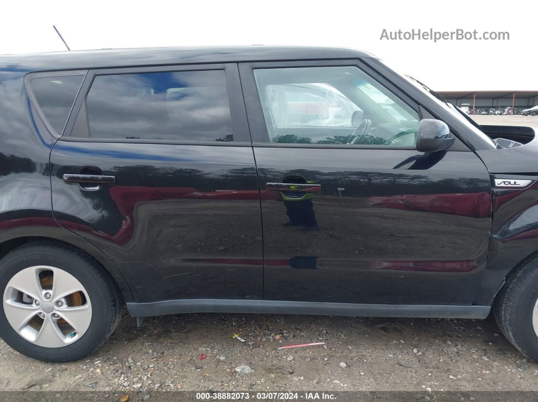 2016 Kia Soul   Черный vin: KNDJN2A22G7408874