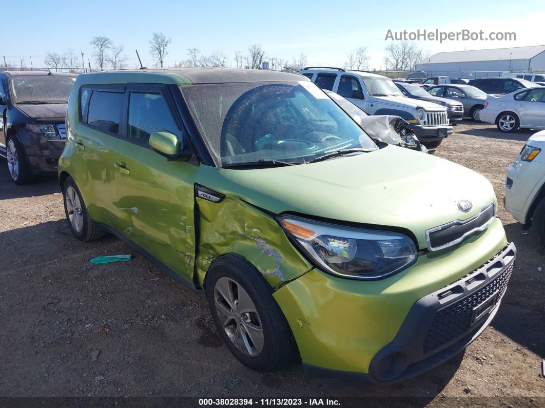 2016 Kia Soul Base Green vin: KNDJN2A22G7831390