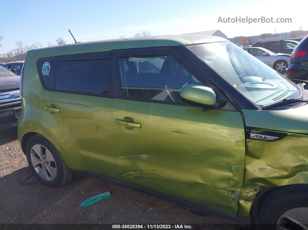 2016 Kia Soul Base Green vin: KNDJN2A22G7831390