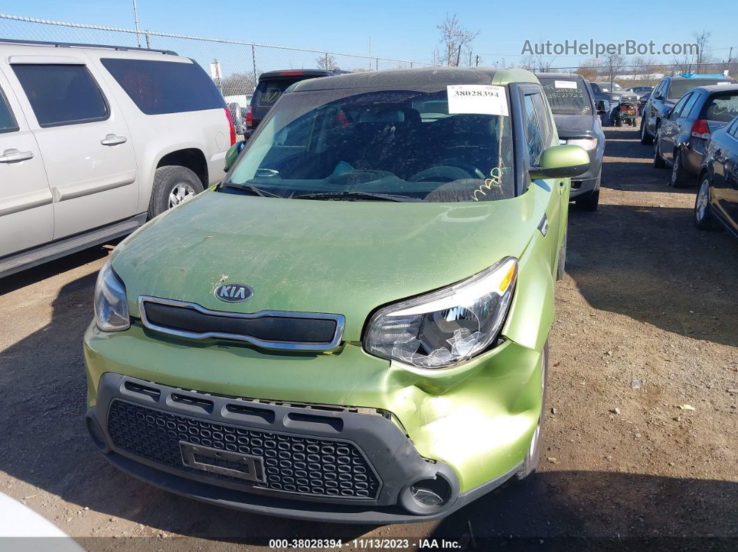 2016 Kia Soul Base Green vin: KNDJN2A22G7831390