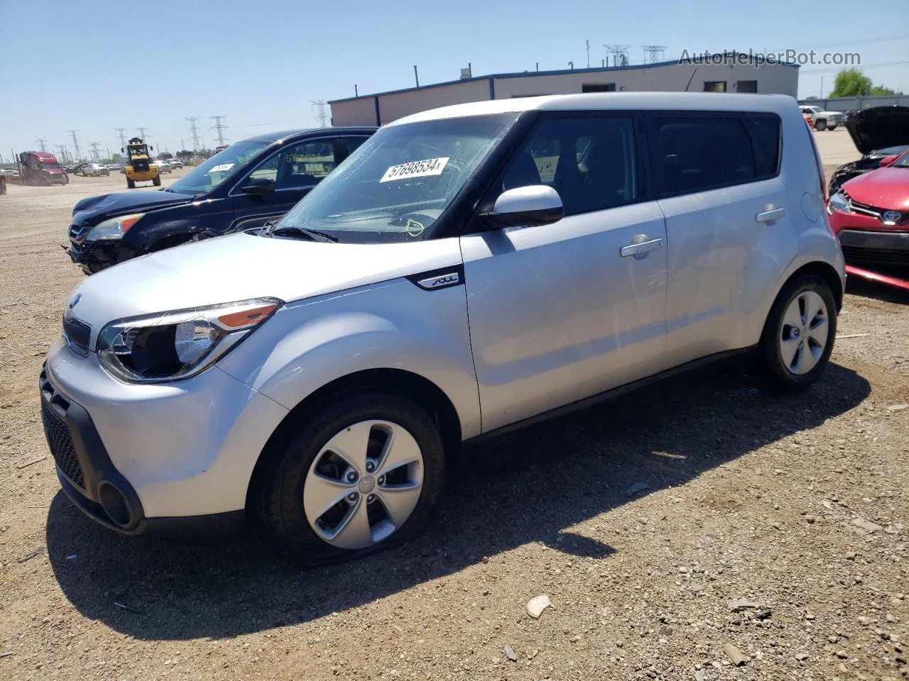 2016 Kia Soul  Серебряный vin: KNDJN2A22G7845077