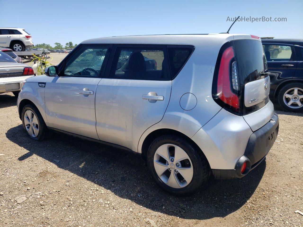 2016 Kia Soul  Silver vin: KNDJN2A22G7845077