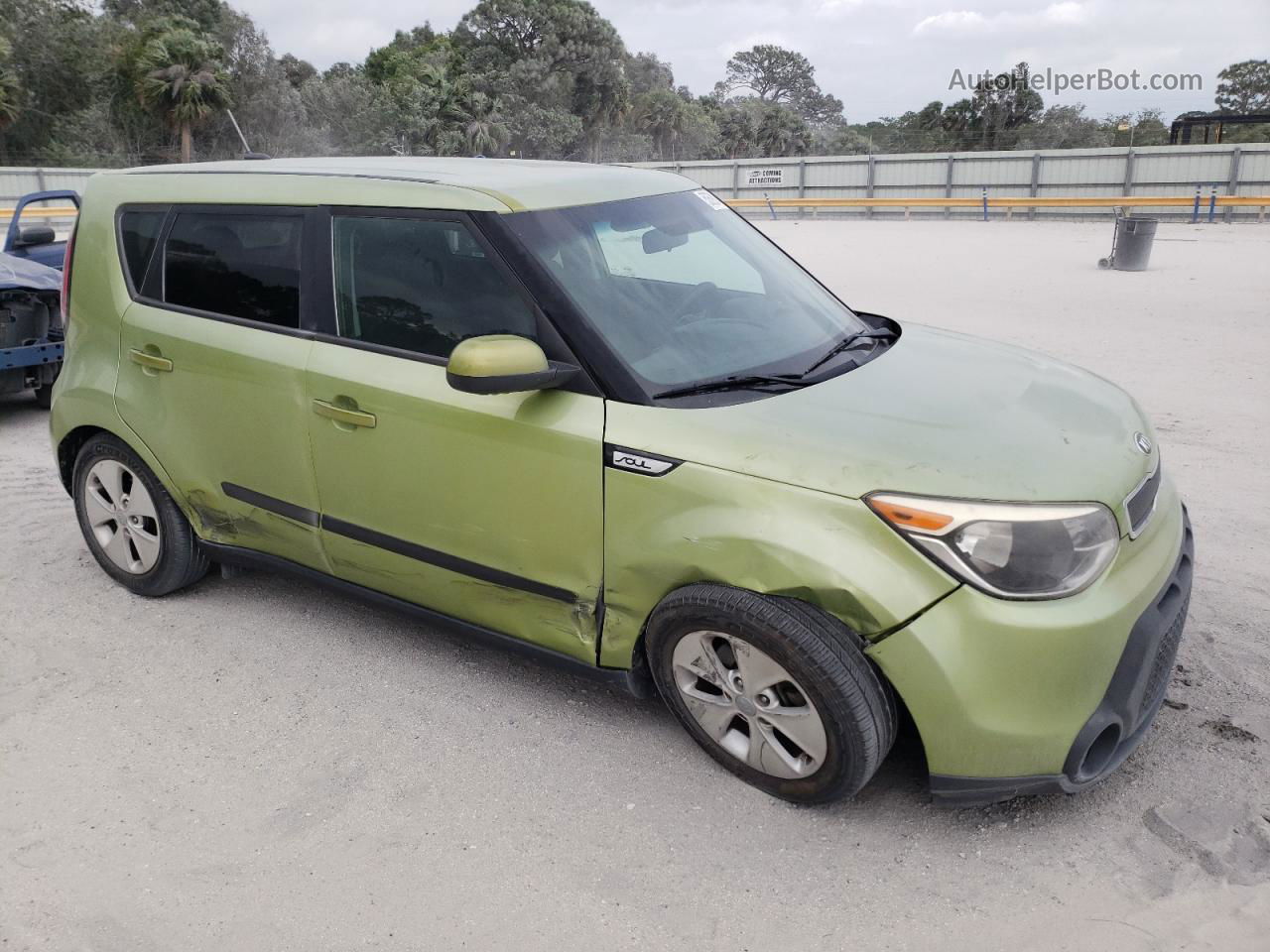 2016 Kia Soul  Green vin: KNDJN2A22G7854863