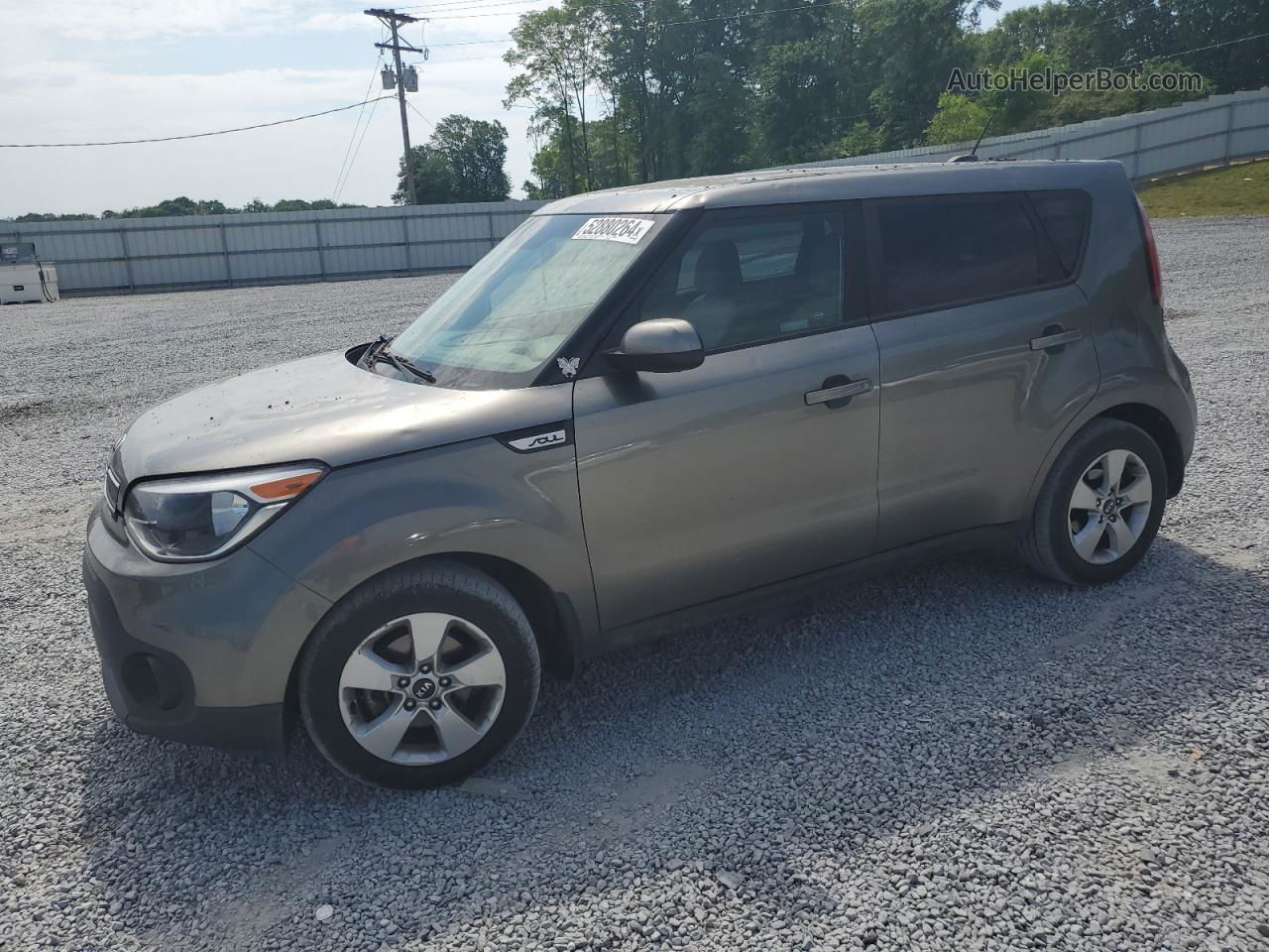 2019 Kia Soul  Gray vin: KNDJN2A22K7008550