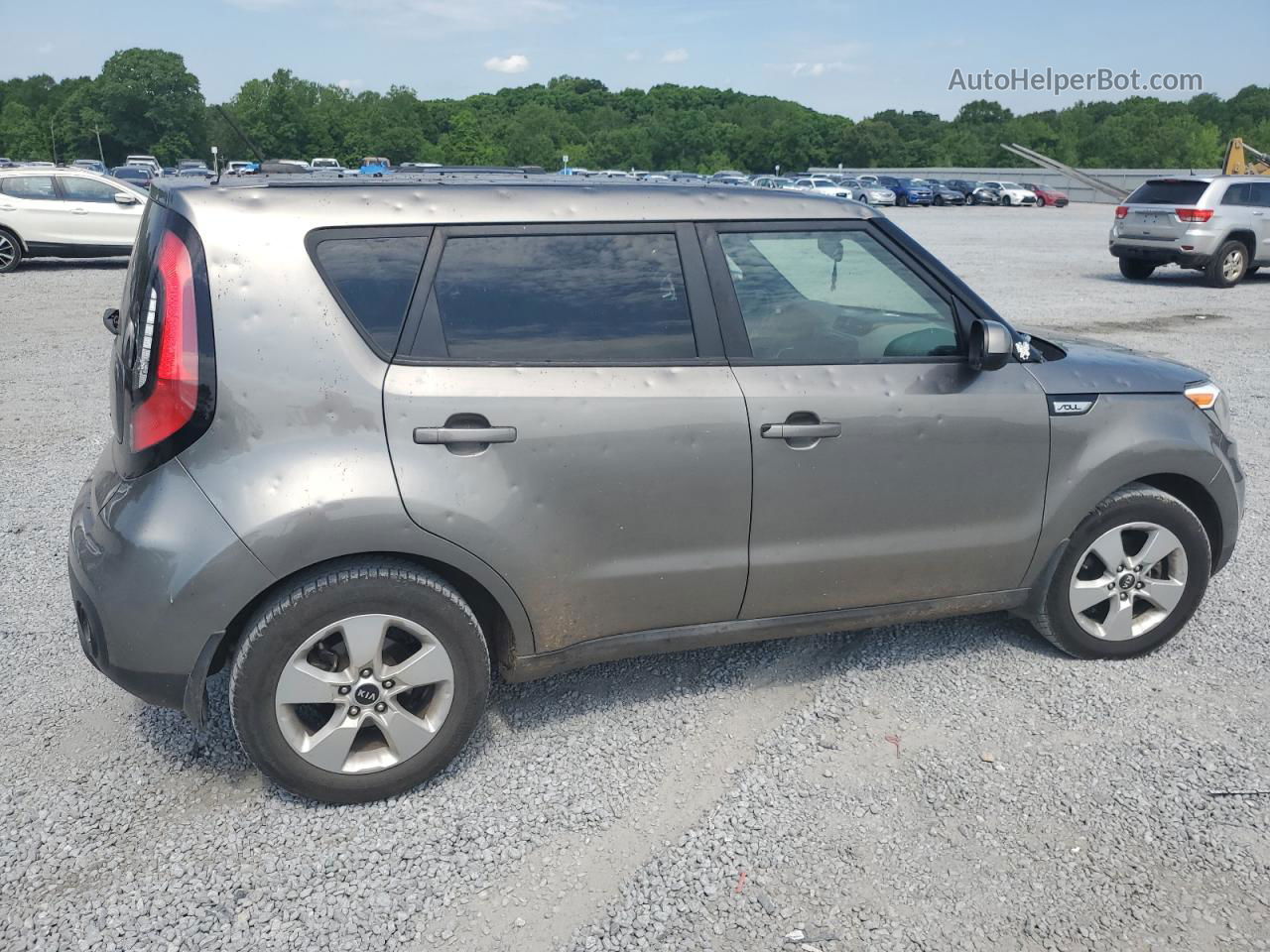 2019 Kia Soul  Gray vin: KNDJN2A22K7008550