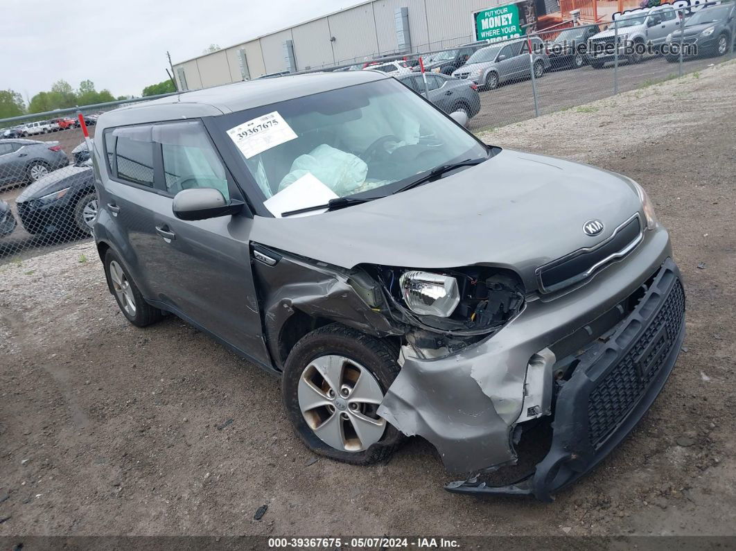 2016 Kia Soul   Gray vin: KNDJN2A23G7308105