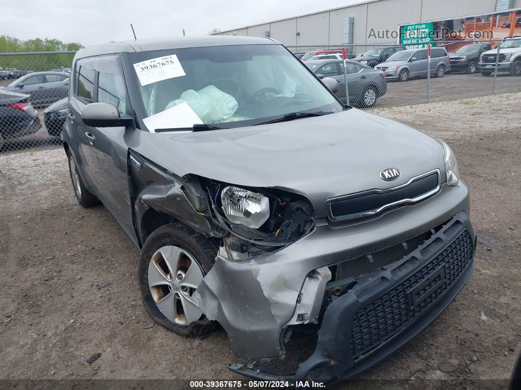 2016 Kia Soul   Gray vin: KNDJN2A23G7308105