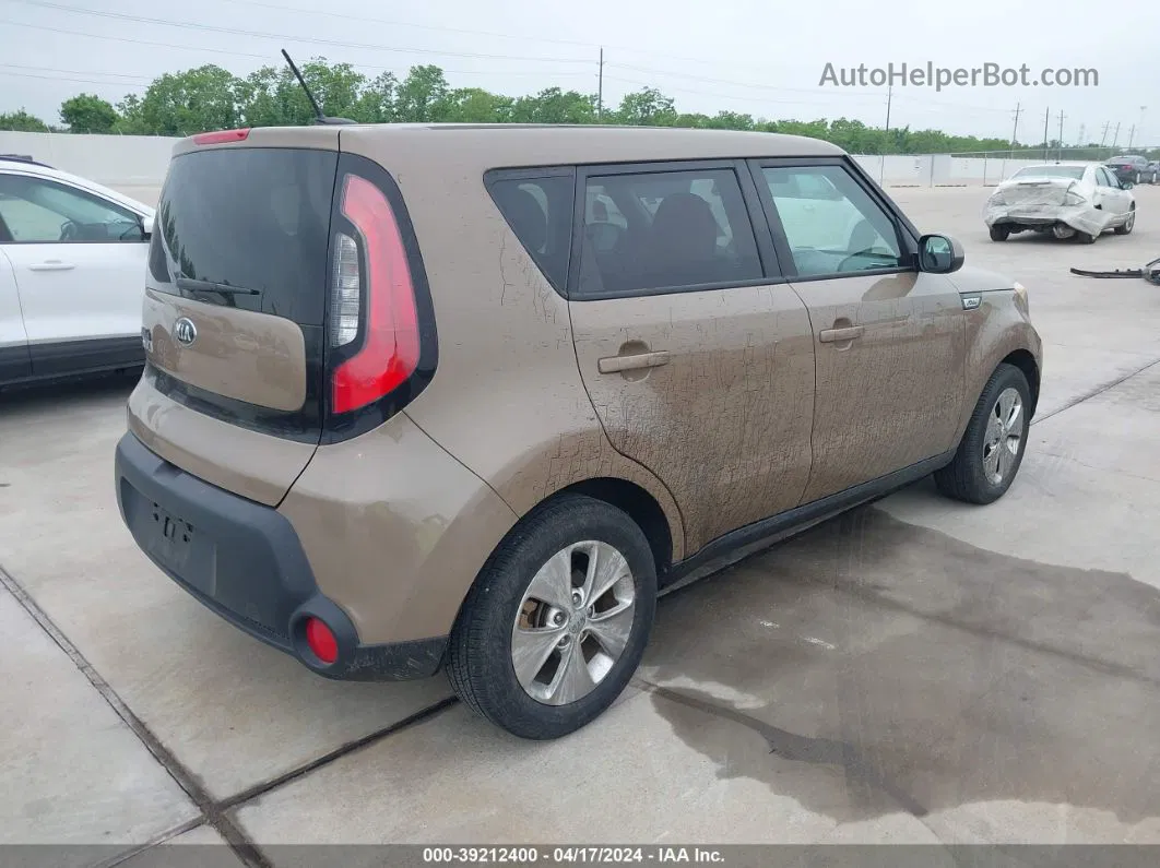 2016 Kia Soul ! Коричневый vin: KNDJN2A23G7331965