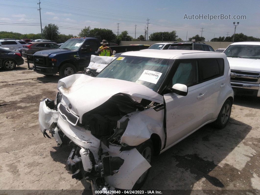 2016 Kia Soul White vin: KNDJN2A23G7360995