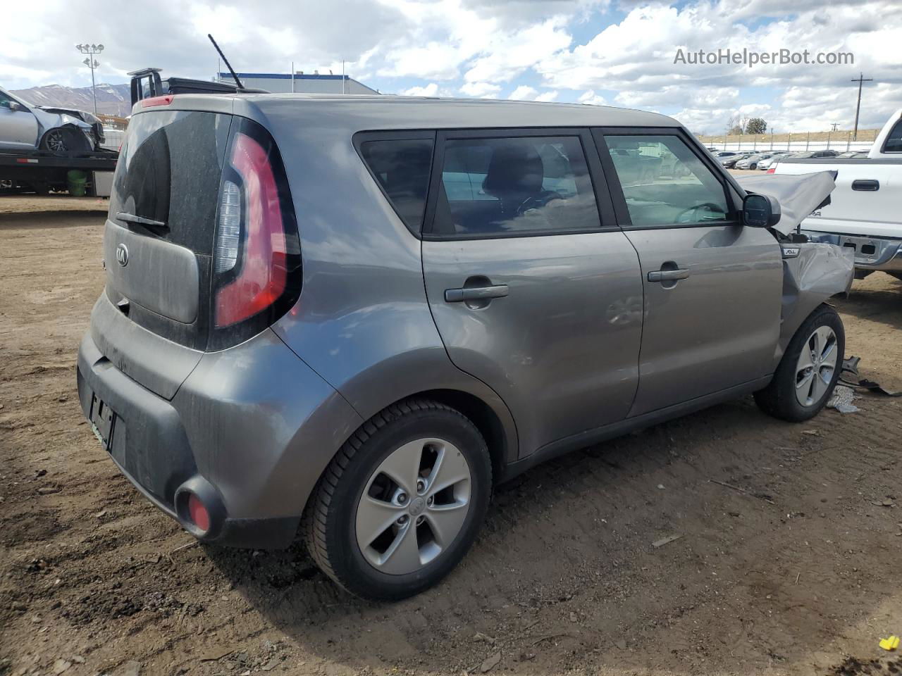 2016 Kia Soul  Серый vin: KNDJN2A23G7362598