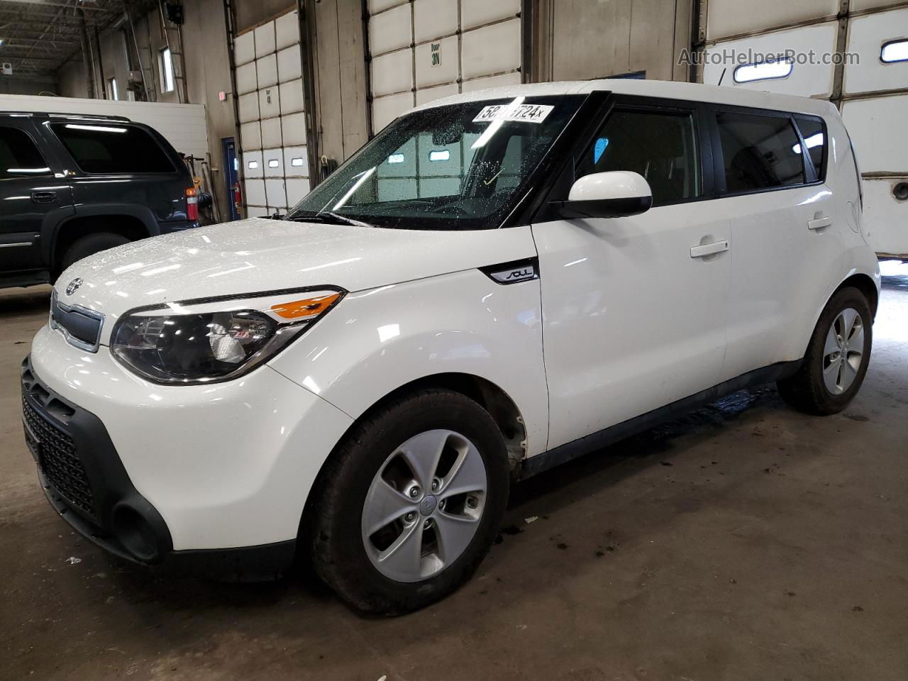 2016 Kia Soul  White vin: KNDJN2A23G7365016