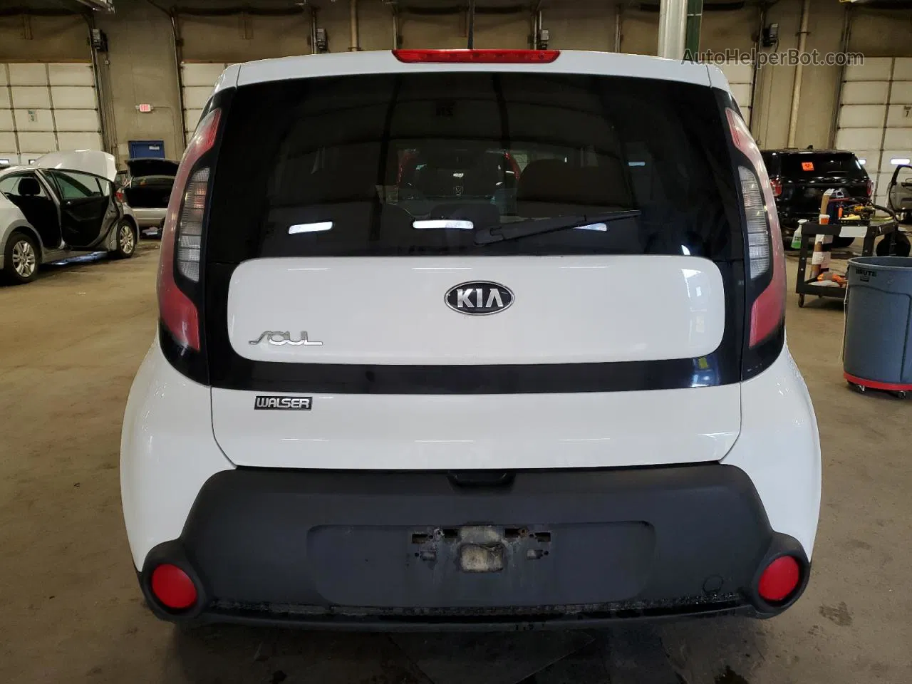 2016 Kia Soul  White vin: KNDJN2A23G7365016