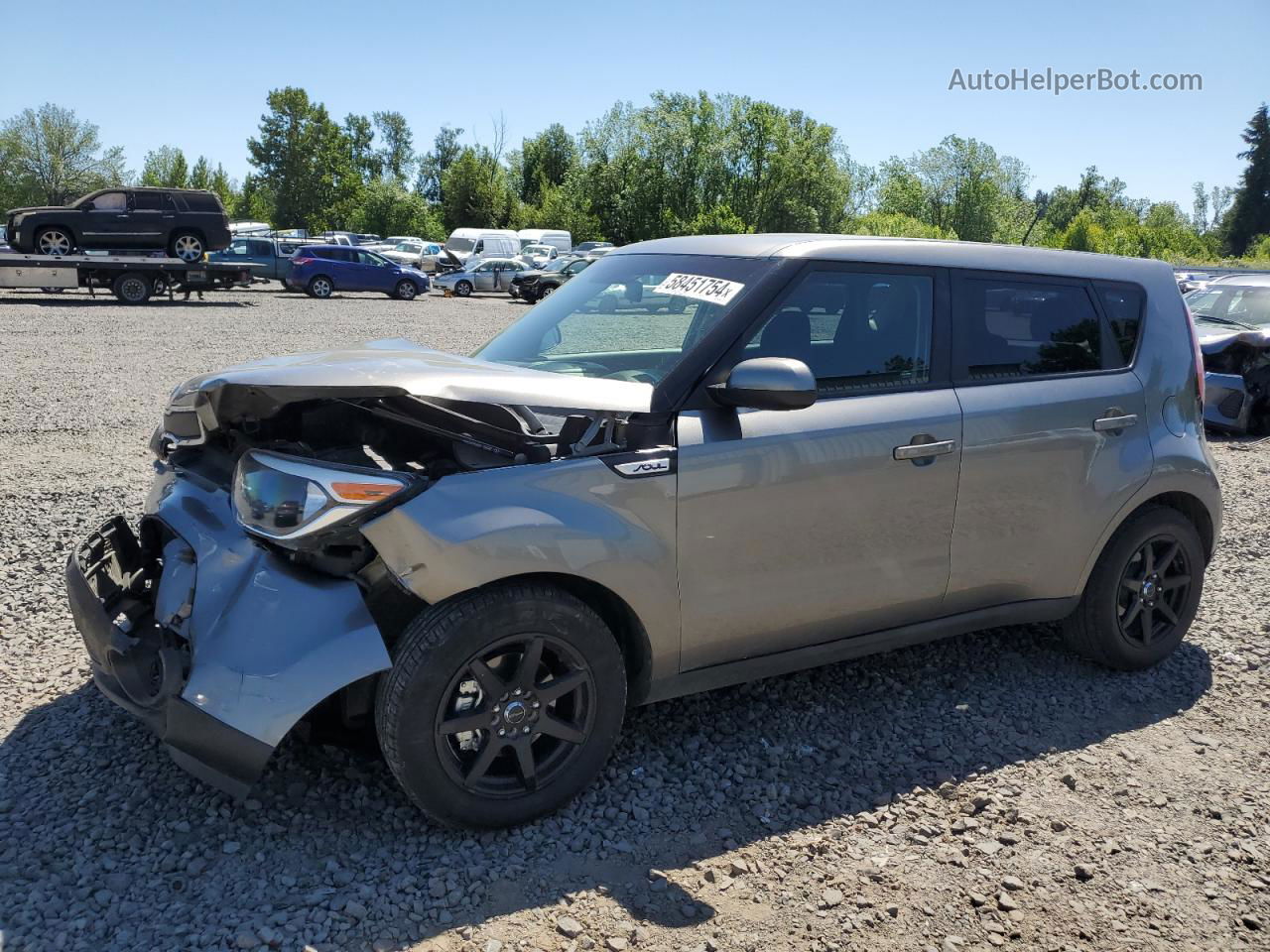 2016 Kia Soul  Gray vin: KNDJN2A23G7392233