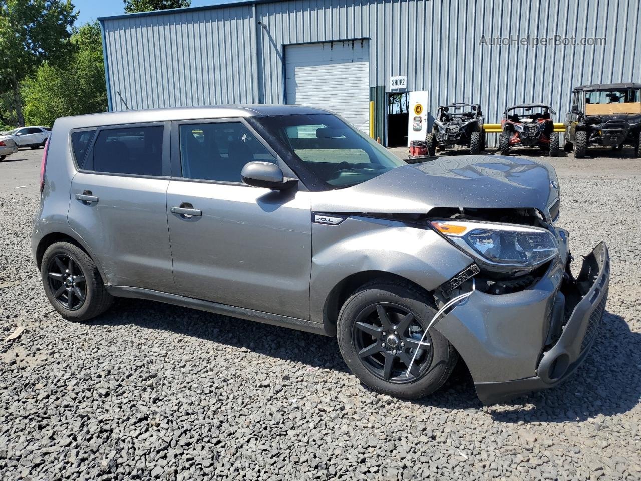 2016 Kia Soul  Gray vin: KNDJN2A23G7392233