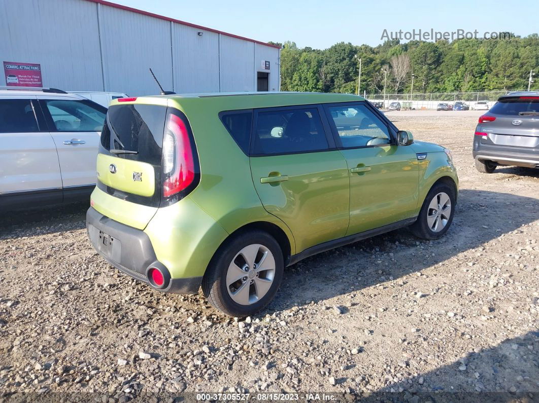 2016 Kia Soul Base Green vin: KNDJN2A23G7831544