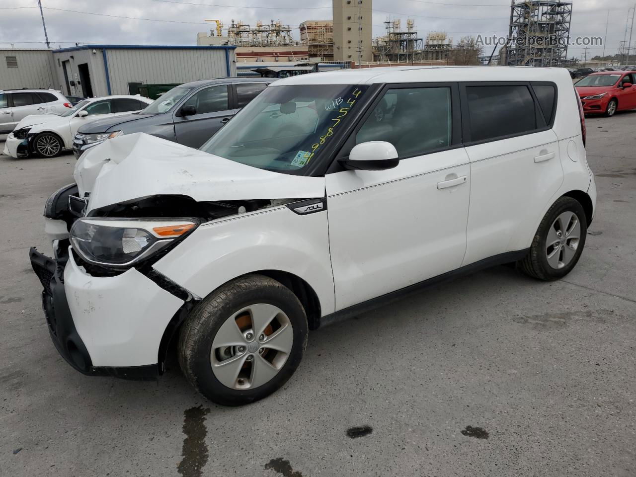 2016 Kia Soul  White vin: KNDJN2A23G7834959