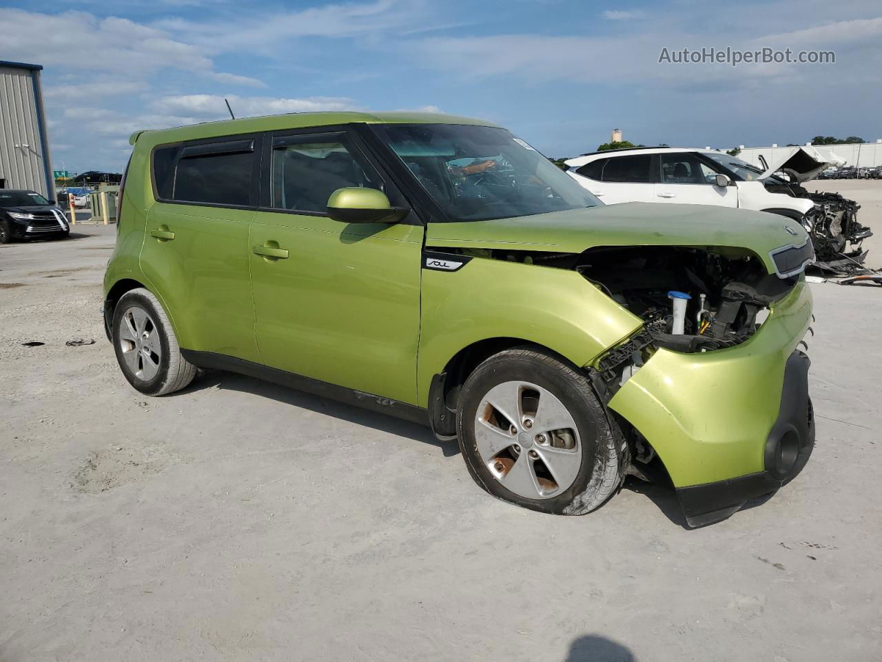 2016 Kia Soul  Green vin: KNDJN2A23G7837747