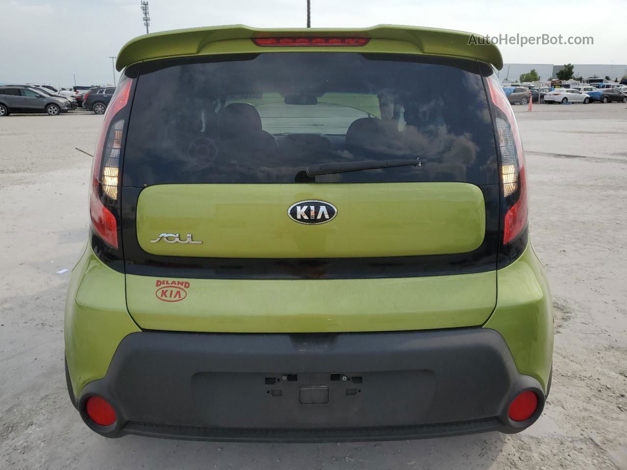 2016 Kia Soul  Green vin: KNDJN2A23G7837747