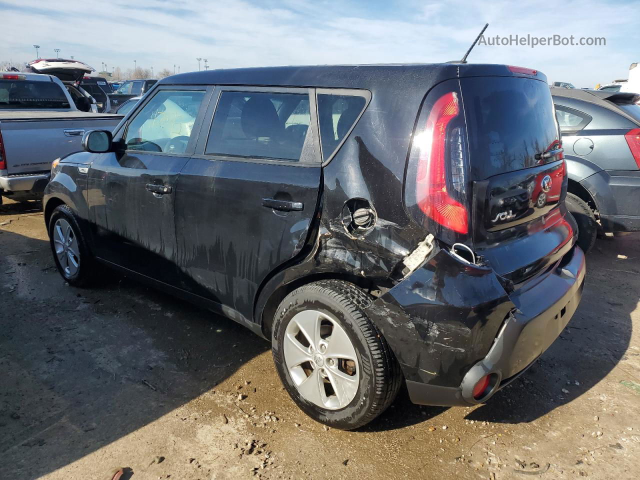 2016 Kia Soul  Черный vin: KNDJN2A23G7844035