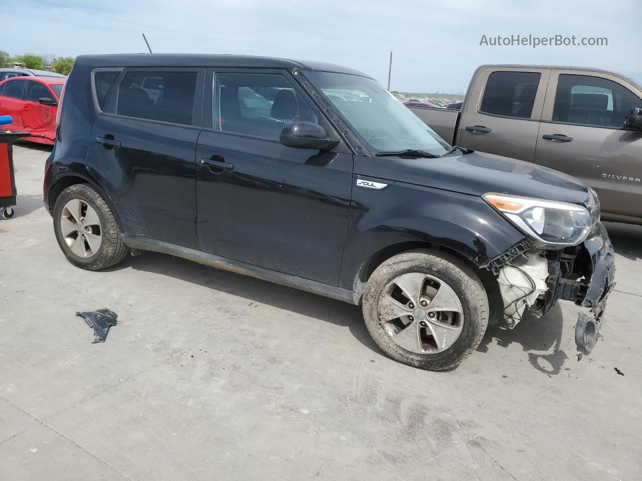 2016 Kia Soul  Черный vin: KNDJN2A23G7849123