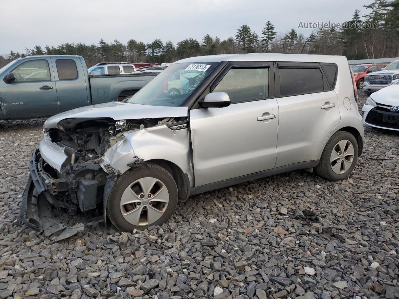 2016 Kia Soul  Silver vin: KNDJN2A23G7851888