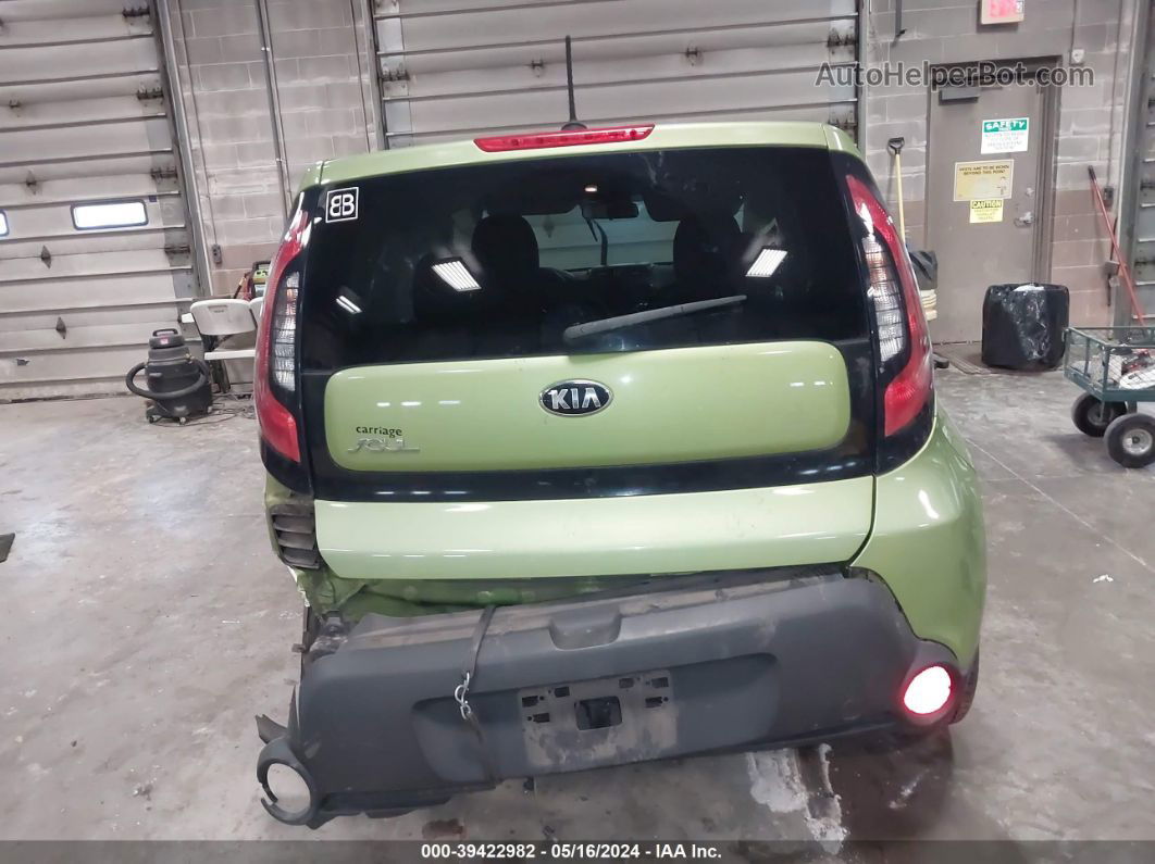 2016 Kia Soul   Green vin: KNDJN2A23G7854659