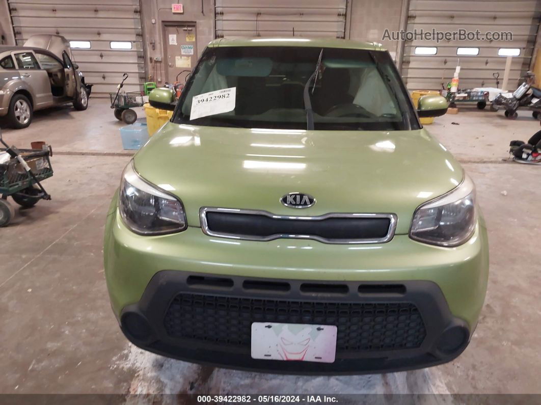 2016 Kia Soul   Green vin: KNDJN2A23G7854659