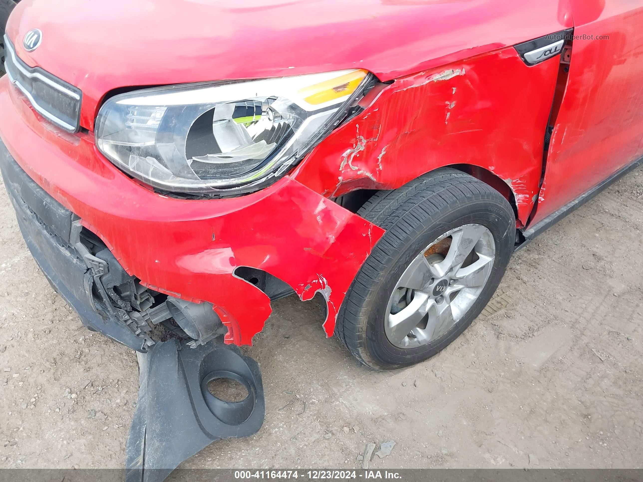2019 Kia Soul   Red vin: KNDJN2A23K7671271