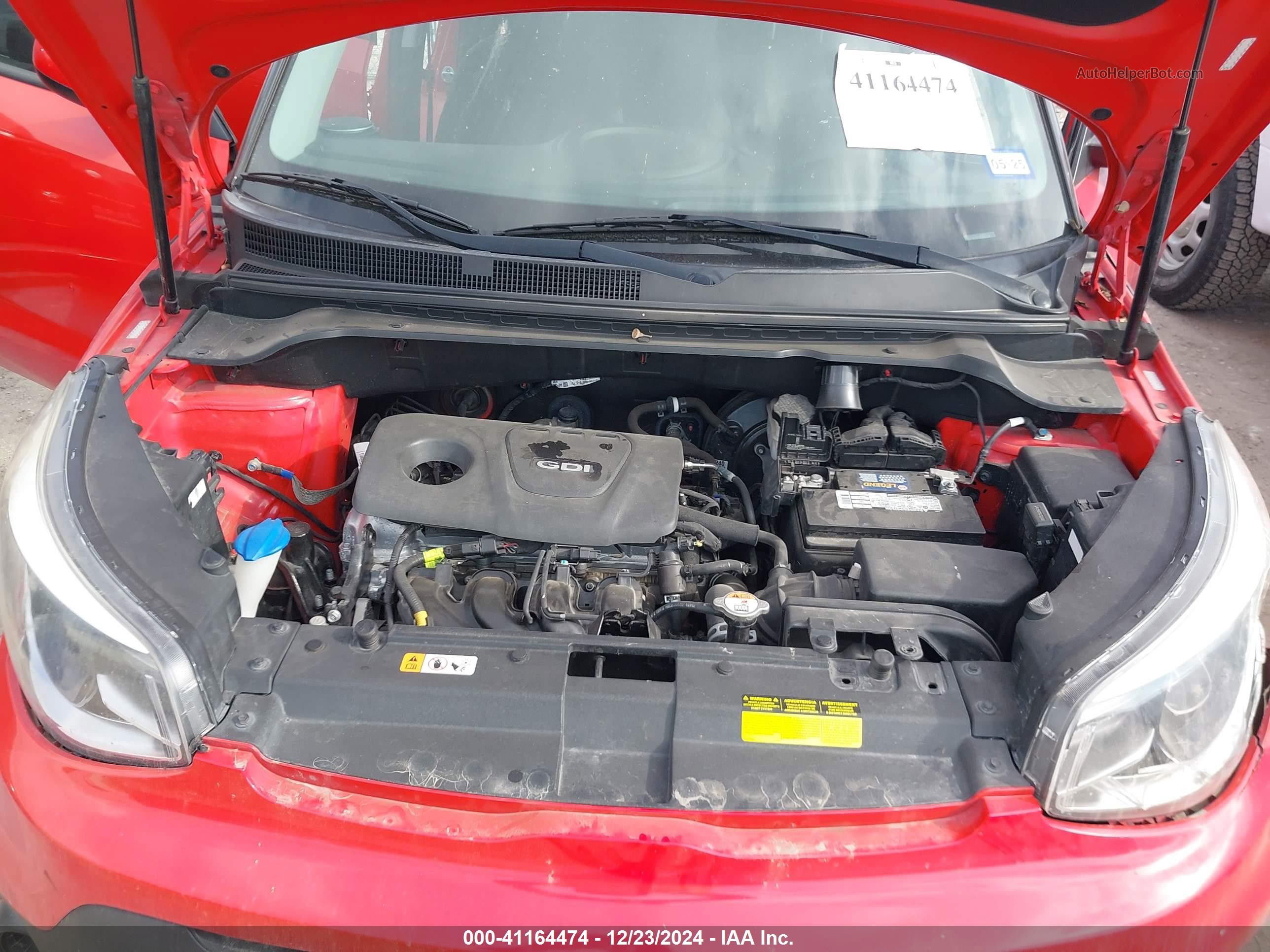 2019 Kia Soul   Red vin: KNDJN2A23K7671271