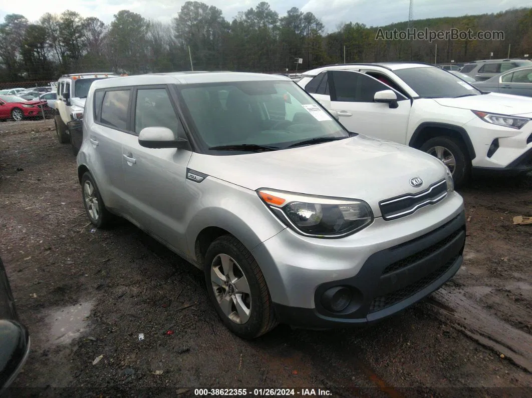 2019 Kia Soul   Silver vin: KNDJN2A23K7695716